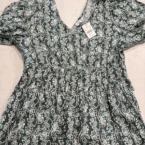 J. Crew Floral Midi Dress